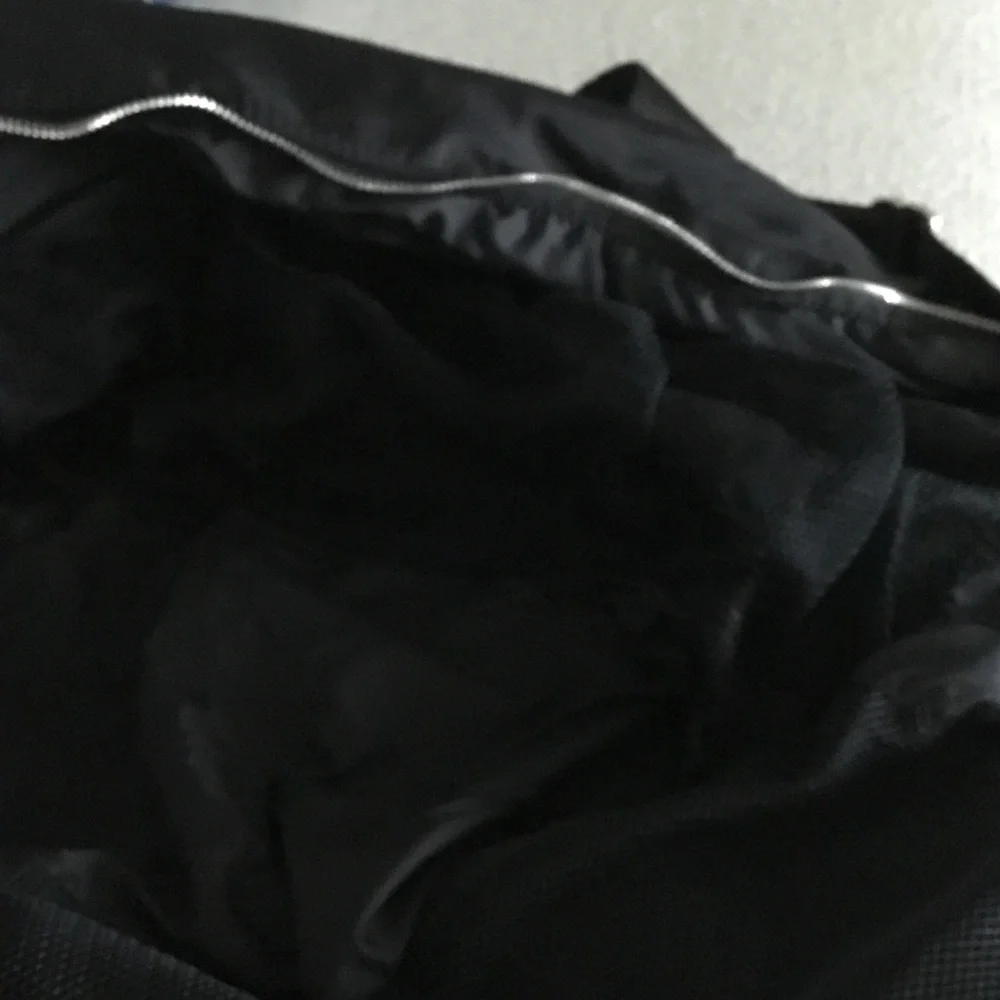 Zella Black Quilted Duffel Bag with Adjustable Strap